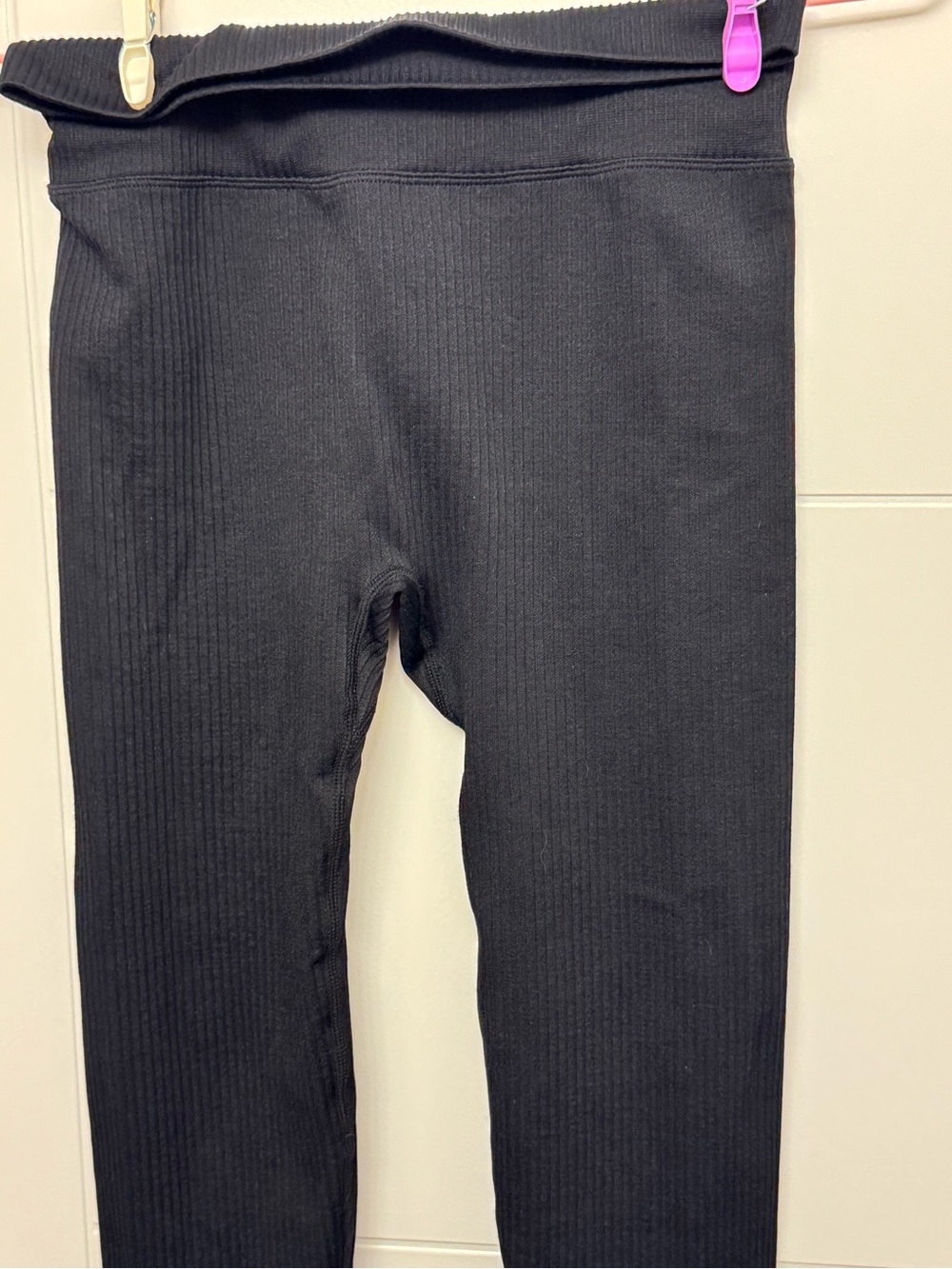 🌟MIX&MATCH: 4 for $25🌟 Halara Black Ribbed High Waist Leggings Size Small NWOT